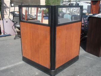 Glass Panels Cognac Laminate