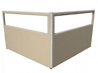 Summit Panels with Glass in Linen