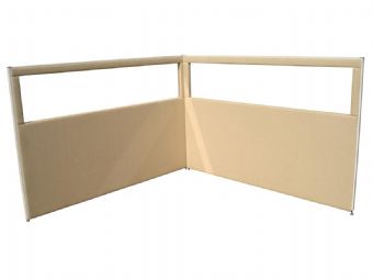 Summit Panels with Glass in Linen