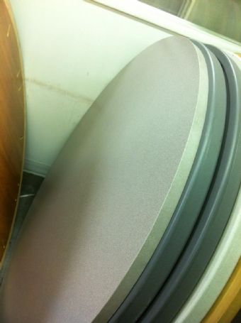 4 Inch Round Grey Nebula Table