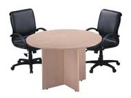 Maple Conference Table with Chairs