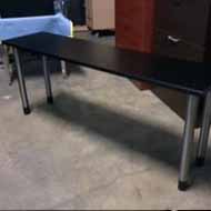 PC Black Table Top 18x72