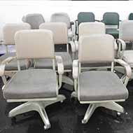 Vintage Swivel Tanker 257 Chair With Arms in Desert