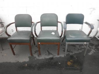 Vintage Tanker Chairs with Arms