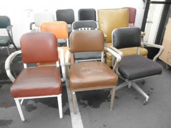 Vintage Tanker Chairs in Different Styles 