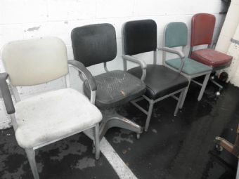 Vintage Tanker Chairs in Different Styles 