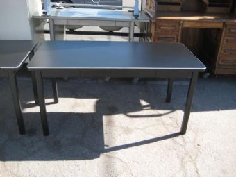 Vintage Black Tanker Table