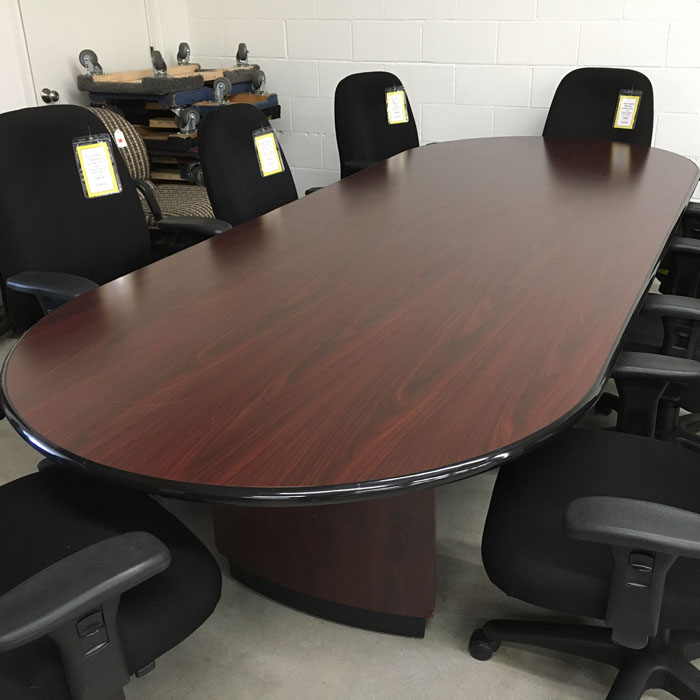 10ft Racetrack Conference Table (Mahogany)