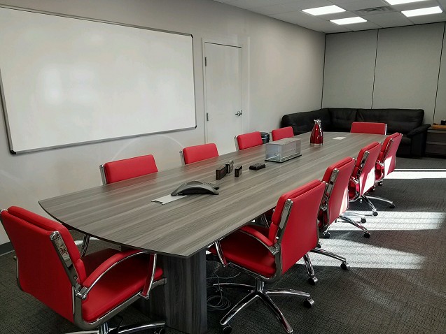 Sedona Series 12 FT Conference Table in Grey Steel