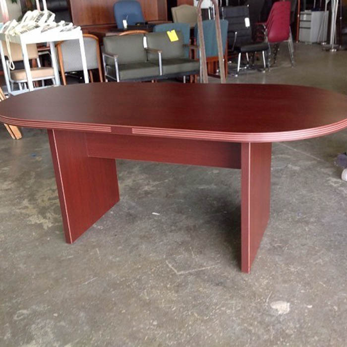 Amber Collection 36x72 Racetrack Conference Table (Mahogany)