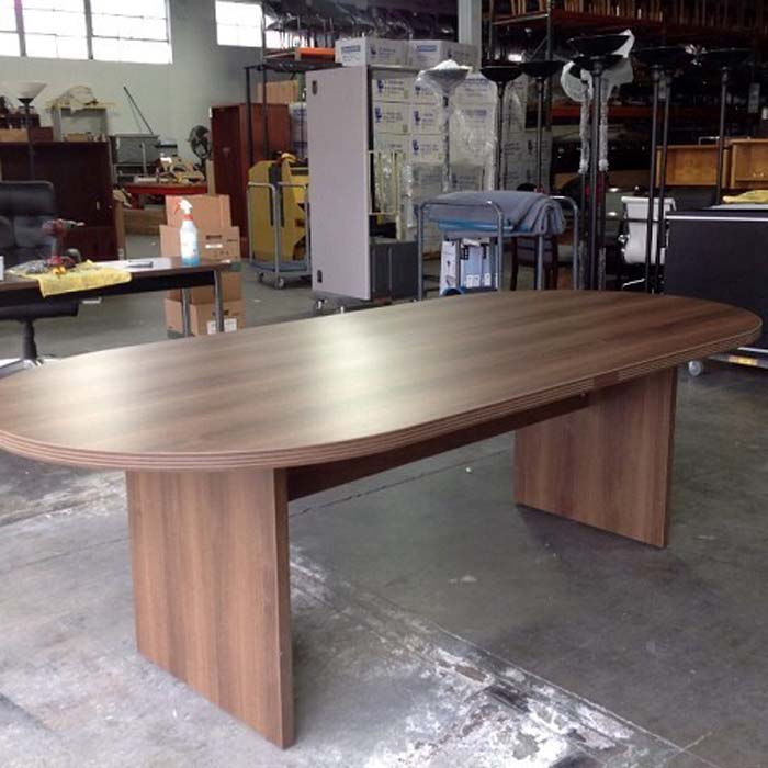 Amber Collection 42x95 Racetrack Conference Table (Walnut)